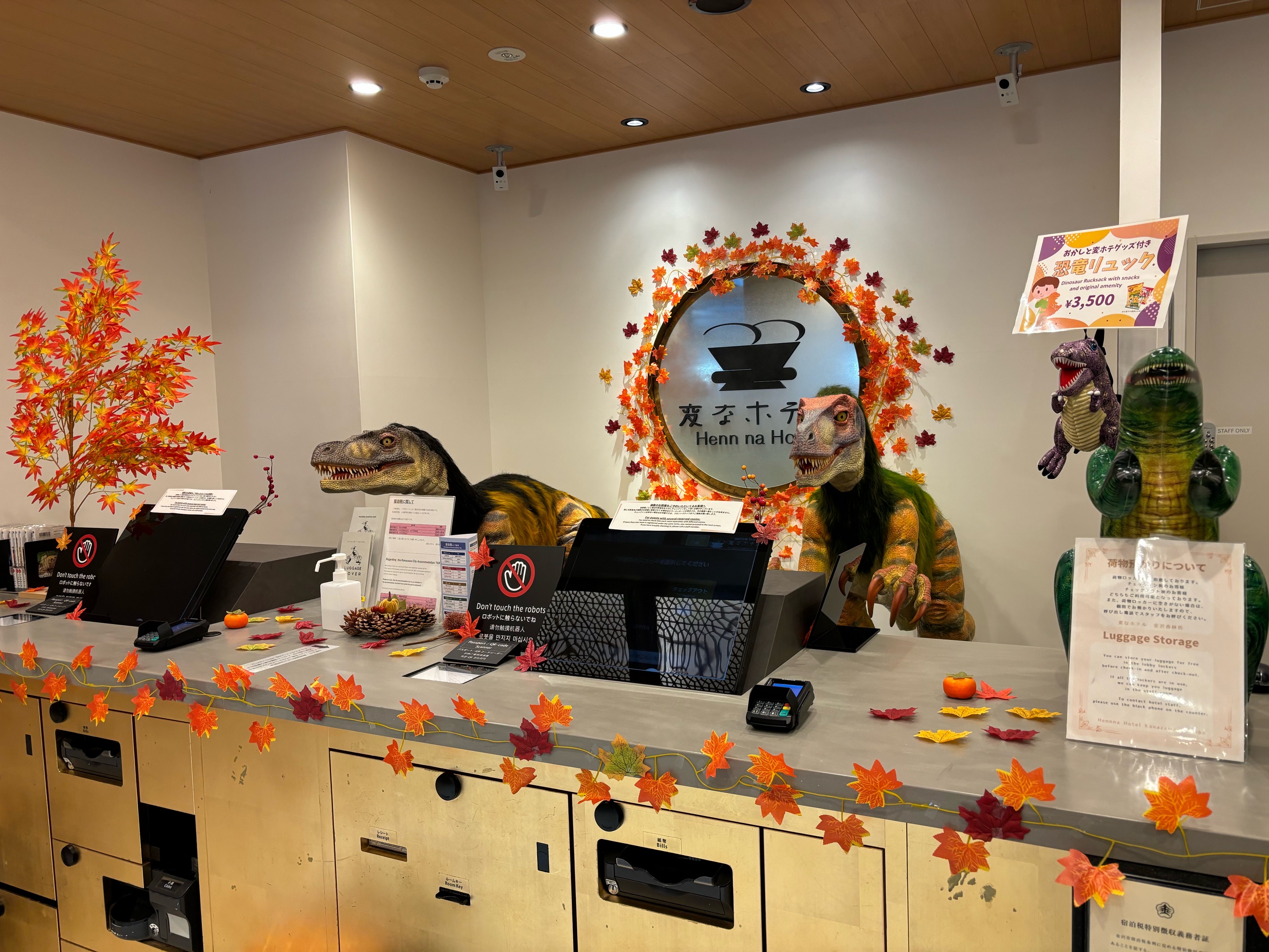 【終了しました】🍁11月のフロント模様替えを致しました！🍁